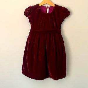 Mayoral dress velvet burgundy
